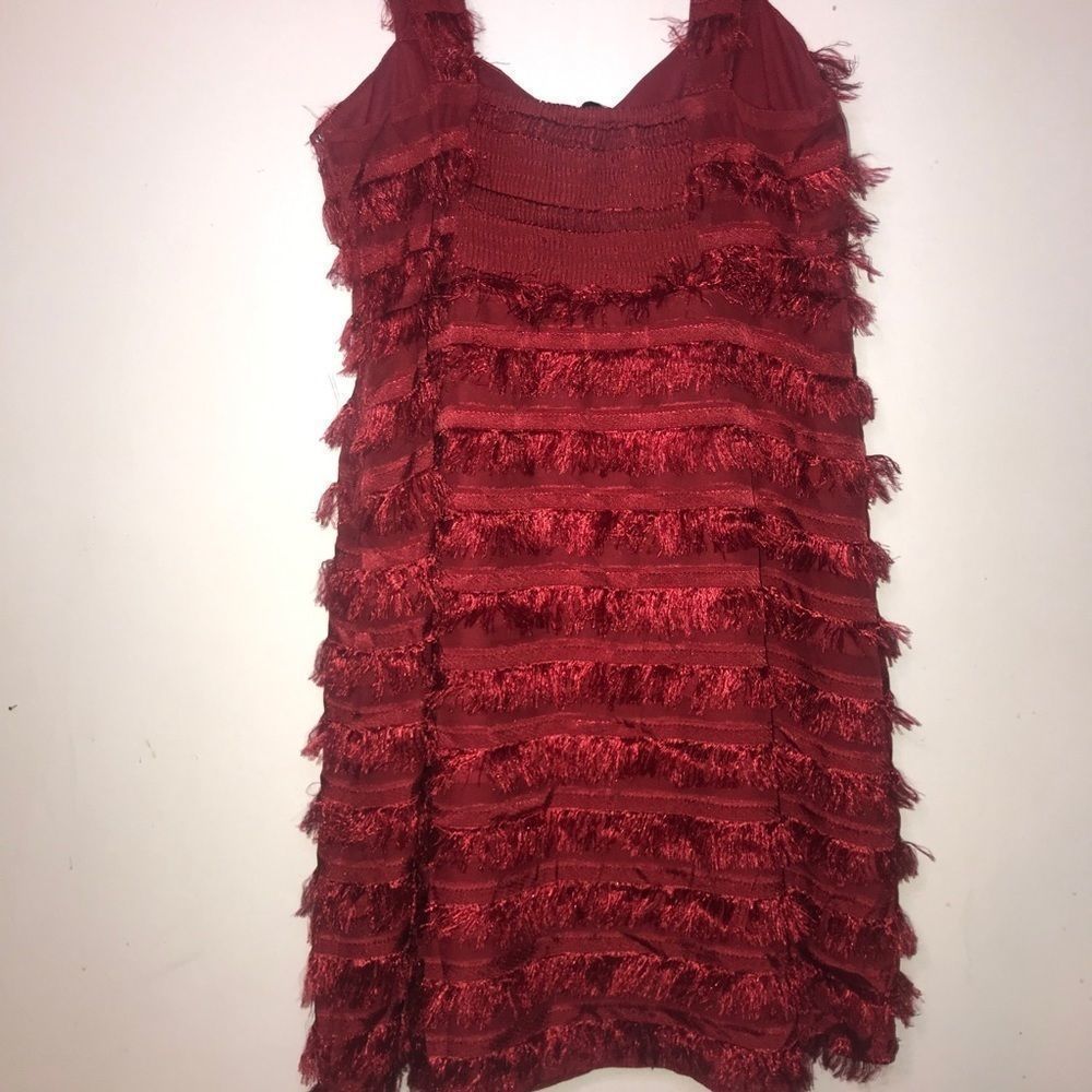 NWT Show me your MuMu aria fringe dress Large - Picture 8 of 13